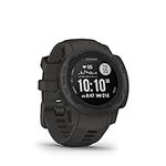 Garmin [ Renewed ] Instinct 2S, Smaller Rugged GPS Smartwatch, Built-in Sports Apps and Health Monitoring, Ultratough Design Features, Graphite (Renewed)