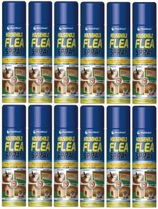 12x Pestshield Flea Spray 200m