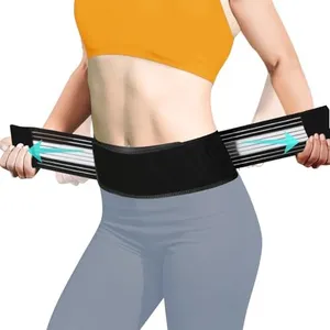 Lightweight Back Brace for Lower Back Pain Under Clothes - Relief from Sciatica, Hip and Spine Pain - Breathable & Adjustable Lumbar Support Belt for Home, Work and Exercise - Suitable for Women&Men