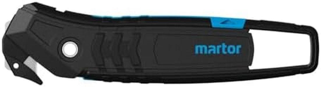 Martor Secumax 350 Safety Knife for E-commerce Box Opening, Concealed Blade Box Cutter, Carton Cutter for Packaging, Shrink Film & Strapping, Prevents Product Damage By Saurya Safety
