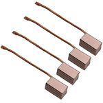 YINETTECH 2 Pairs of Motor Carbon Brushes 10x6x6mm Copper-containing for Automobile Blower Fan Windscreen Wiper Window Lifter