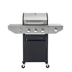 3-Burners Propane Gas Grill with Si