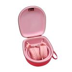 XANAD Kids Headphone Case for iClever/EarFun/IMYB/Olyre/Nabevi/PowerLocus/Belkin Wireless Foldable Kids Headphones (Rose)