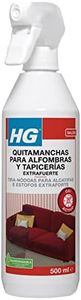 HG Détachant pour tapis et tapisseries extra fort, en spray pour tous types de tissus, nettoyant pour canapé et tapis, efficace contre les taches les plus difficiles, 500 ml