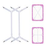 2 Pcs Bed Sheet Clips, Adjustable Crisscross Bed Sheet Straps, Fitted Bed Sheet Holder Straps Elastic bed sheet holder straps for Mattress Cushion