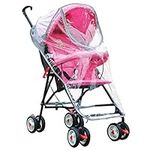 Clear Stroller Rain Cover, Universal Stroller Accessory, Baby Travel Weather Shield, Windproof Waterproof, Protect from Dust Snow Mosquito,See-Through Design Show Perfect Vision