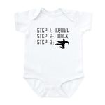 CafePress Karate Baby Infant Bodysuit Cute Infant Bodysuit Baby Romper Cloud White