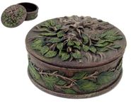 4.5 Inch Greenman Norse Tree God Jewelry/Trinket Box Figurine