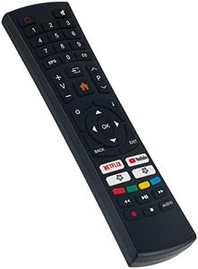 Replace Remote Control operates for SANSUI CAIXUN Smart TV EC32S2N ES32S1N S32P28N S40P28FN S43P28F S43P28FN S55A6U with Netflix YouTube APP Key Button