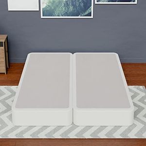 Spinal Solution 8-Inch Wood Traditional Boxspring/Foundation for Mattress, King, White