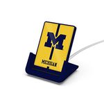 SOAR NCAA Cell Phone Wireless Charging Stand V.4, Michigan Wolverines