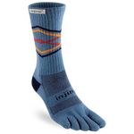Injinji Trail Midweight Crew Unisex Toe Socks L