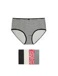 Marks & Spencer Women's Cotton Blend Modern Boy Short Panties (Pack of 5) (T615104XIVORY MIX_IVORY