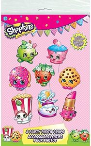 U-nique Shopkins Photo Booth Props, 8Pc