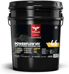 TRIAX Powerflow MV 46 Premium HLP Hydraulic Oil, 6000 Hour Extended Life, Double Anti-Wear, True All Season, -40 F Pour Point (5 Gallon Pail)