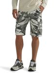 Wrangler Authentics Men's Premium Twill Cargo Short, White Camo, 34
