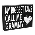 JennyGems - My Biggest Fans Call Me Grammy for Grammy, Birthdays, Positive Signs, Grammys Gifts,Shelf Knick Knacks