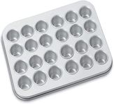 Cuisinart AMB-24MMP Chef's Classic Nonstick Bakeware 24-Cup Mini Muffin Pan, Silver