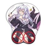 GeRRiT·Light Novel Girl 3D Anime Mouse Pads with Wrist Rests Support Waifu Mousepad Color b (A749)