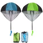 2 Pcs Parachute Toy, Hand Throwing Army Men Toys for Kids, Outdoor Flying Attention Toy for Boys and Girls Gifts (LL)