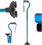 Medline Offset Folding Cane, 4-Poin