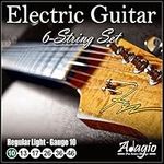 Adagio Pro ELECTRIC GUITAR Strings - Gauge 10 - Light Nickel 10-46 String Pack/Set Ball Ends .010 - .046