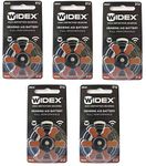 Widex hearing aid battery Size 312 (PR41) (5 Packets = 30 batteries)