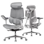 Hbada E3 Pro Ergonomic Office Chair with Dynamic Lumbar Support, 4D Adjustable Headrest for Home Office Chair, 6D Adjustable Armrests Desk Chair, Swivel Big and Tall Computer Chair