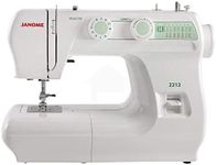 Janome 2212 Go-Green Machine: Easy-to-Use Sewing Machine with 12 Stitches, Fully Adjustable Stitch Length and Width. Diamond Cut Feed Dogs for Easy Traction on all fabrics