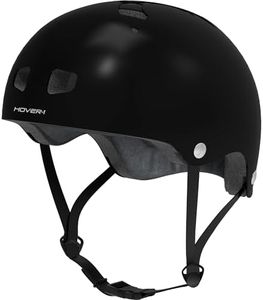 Hover-1 Sport Helmet | Hardshell Helmet with Lightweight Design, Inner Soft Padding for Comfort, Removable and Washable Liner, Small, Black