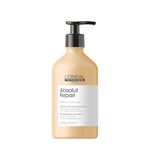 L’Oréal Professionnel Absolut Repair Shampoo, With Protein And Gold Quinoa, For Dry and Damaged Hair, Serie Expert, 500ml