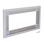 EMUCA Microwave Built-In Frame, Satin Nickel