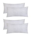 VLYSIUM Bed Pillows for Sleeping King Size Pillow 20 x 36 Inch Set of 4, Hollow conjugated Pillow Home & Hotel Collection Fluffy Pillows Soft, Pack of 4, White