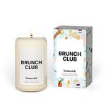 Homesick Premium Scented Candle, Brunch Club - Scents of Pomegranate Juice, Wild Berries, Prosecco, 13.75 oz, 60-80 Hour Burn, Gifts, Soy Blend Candle Home Decor, Relaxing Aromatherapy Candle