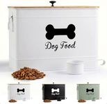 Dog Food Container Airtight Bamboo 