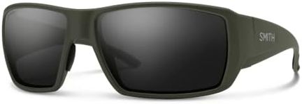 SMITH Guide’s Choice XL Sunglasses – Extra Large Performance Sports Active Sunglasses for Biking, Running, Fishing & More – For Men & Women – Matte Moss + Black ChromaPop Polarized Lenses