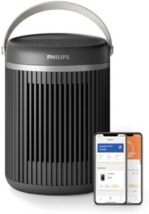 Radiateur soufflant connecté économe en énergie Philips série 3000 2000W, jusqu'à 50% d'économies d'énergie avec Eco AI, silencieux, 5 fonctions de sécurité, oscillation à 45°, gris foncé (CX3120/01)