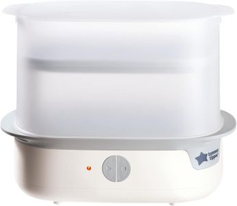 Tommee Tippee Electric Steam Steriliser for Baby Bottles – 5-Minute Cycle, White