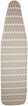 HOMZ 1915078 Premium Standard Width Ironing Board Cover and Pad, Taupe/Brown/White Pattern