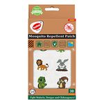 RunBugz 100% Natural Mosquito Repellent Animal Patches For Kids - 30 Patches - Pack of 1 - Deet-Free - Waterproof Patches for Babies with 12hr. Protection from Dengue, Malaria, Chikungunya