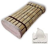 NUIBY Bamboo Sauna Headrest Pillow,