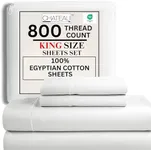 100% Egyptian Cotton Sheets King Si