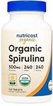 Nutricost Organic Spirulina 500mg, 
