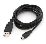 iSeventy9 2m MINI USB DATA & CHARGING CABLE LEAD COMPATIBLE FOR Garmin GPS Edge 200 500 605 705 810 Touring, SAT NAV-Black