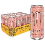 Monster Energy, Ultra Peachy Keen, 473mL Cans, Pack of 12