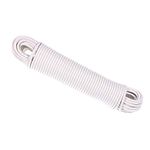 West Coast Paracord Plastic Clothesline – Indoor and Outdoor Uses – 5/32 inch or 7/32 Inch – White, Fiber Reinforced, Durable (50 or 100 Feet Long)