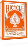 Orange Playing Cards Bicycle Deck by Magic Makers