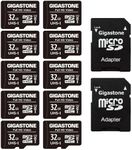 Gigastone 32GB 10-Pack Micro SD Car