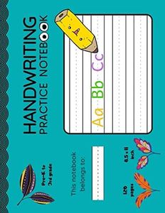 Panoramic Handwriting Practice Book for Kids in Pre-K to 3rd Grade I Primary Tablet: 120 pages I blank double lines with a dotted center line I 11x8.5 inch