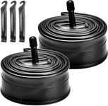 BEAUGIREW 2 Pack 26 Inches Bike Tubes 26 x 1.75/2.125 AV 32mm Schrader Valve Bicycle Inner Tubes Compatible with 26x1.75 26x1.90 26x2.0 26x2.126 26x2.125 Mountain Tire Tubes